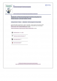 DIALECTIC OF ENVIRONMENTAL COMMUNICATION IN INDONESIA CONSERVATION AREA