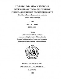 IMPLEMENTASI TEKNIK REPLIKASI BASIS DATA DAN MODEL DISCRETIONARY ACCES CONTROL UNTUK KEAMANAN DATABASE STUDI KASUS SMK  PLUS PRATAMA ADI BANJARAN