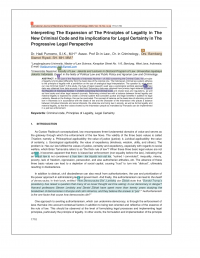 Turnitin Interpreting The Expansion of The Principles of Legality in The New Criminal Code and Its implications for Legal Certainty in The Progressive Legal Perspective